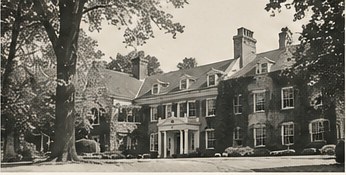 Illustration of traditional school architecture